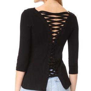 Bailey44 Black sexy back top - Tags still on!